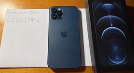 Mint
													Apple iPhone 12 Pro - Unlocked, Pacific Blue, 256 GB, A2341, photo 1 of 7