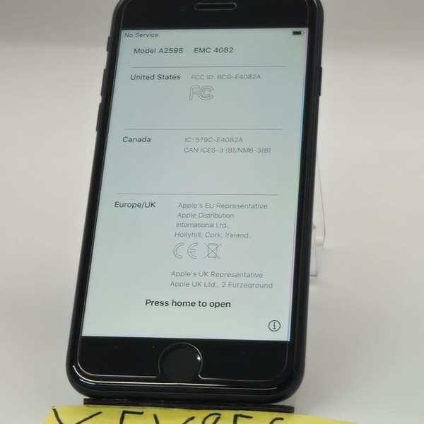 Apple iPhone SE 3rd Gen 2022 - Unlocked, 64 GB, Midnight, A2595