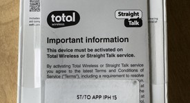 New
													Apple iPhone 15 - Straight Talk, Black, 128 GB, A2846, photo 5 of 5