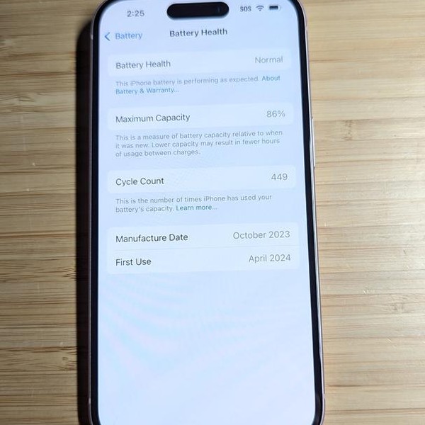 Apple iPhone 15 - Unlocked, 128 GB, Pink, A2846