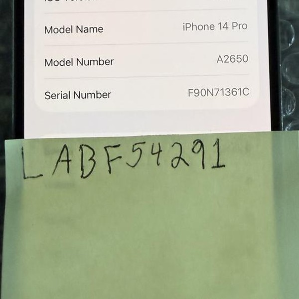 Apple iPhone 14 Pro - Unlocked, 128 GB, Purple, A2650