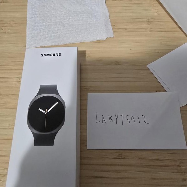Samsung Galaxy Watch8 - Wi-Fi, Graphite, SM-L320, 40mm