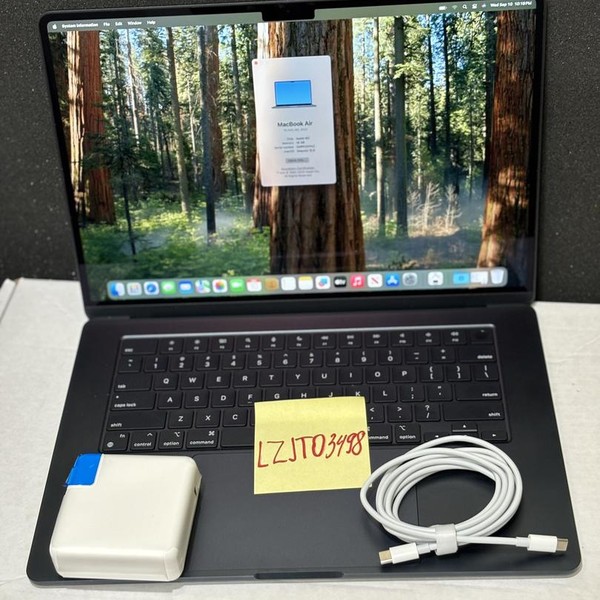 MacBook Air 2023 (M2) - 15 inch - 1 TB, Midnight, 16 GB, Apple M2