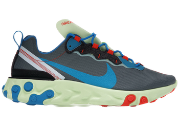 Nike React Element 55 Volt Dark Grey Photo Blue for sale