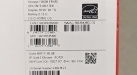 Good
													Lenovo Duet 3 Chromebook - Snapdragon, Blue, 128 GB, 4 GB, photo 1 of 11