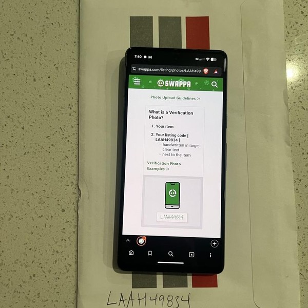 Google Pixel 7 - Unlocked, 128 GB, Obsidian, 8 GB, GVU6C, Sub-6 5G