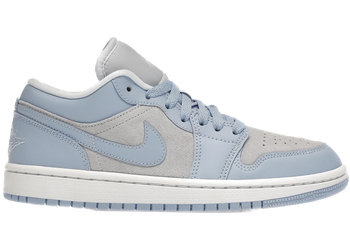 Jordan 1 Low Football Grey Aluminum (Women's) for sale