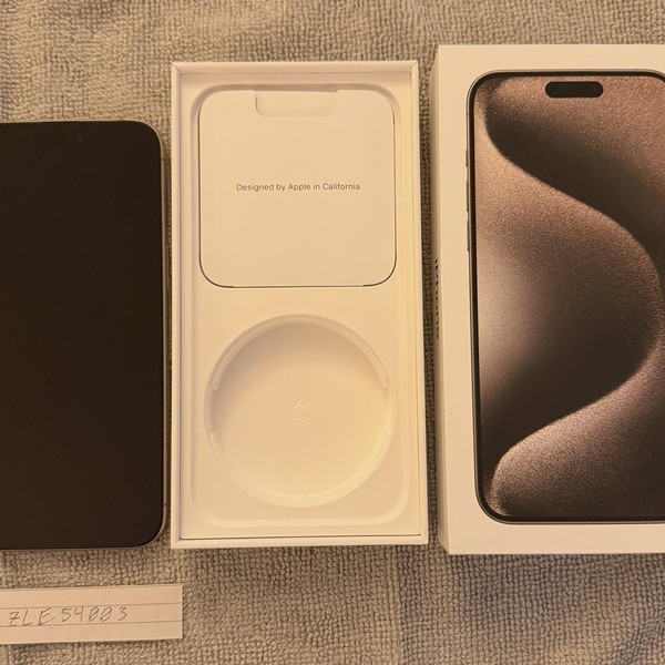 Apple iPhone 15 Pro Max - Unlocked, 512 GB, Natural, A2849