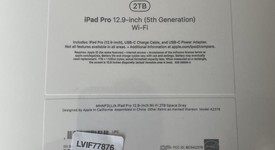 New
													Apple iPad Pro 12.9" 5th Gen 2021 - Wi-Fi, Gray, 2 TB, photo 3 of 3