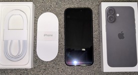 Mint
													Apple iPhone 16 - Unlocked, Black, 128 GB, A3081, photo 1 of 15