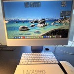 Mint iMac 2021 24 inch - 256 GB, Blue, 8 GB, Apple M1