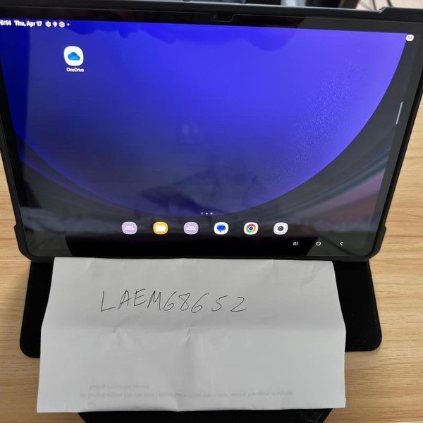 Samsung Galaxy Tab S9 Plus - Wi-Fi, 256 GB, Graphite, 12 GB, SM-X810