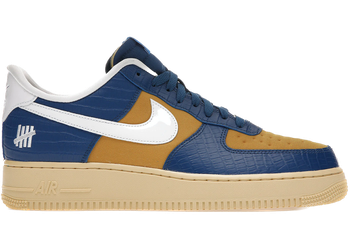 Nike Air Force 1 Low SP Undefeated 5 On It Blue Yellow Croc for sale