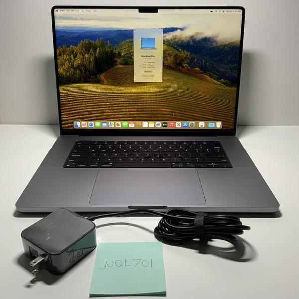MacBook Pro 2021 - 16 inch - Apple M1 Max, Gray, 1 TB, 32 GB