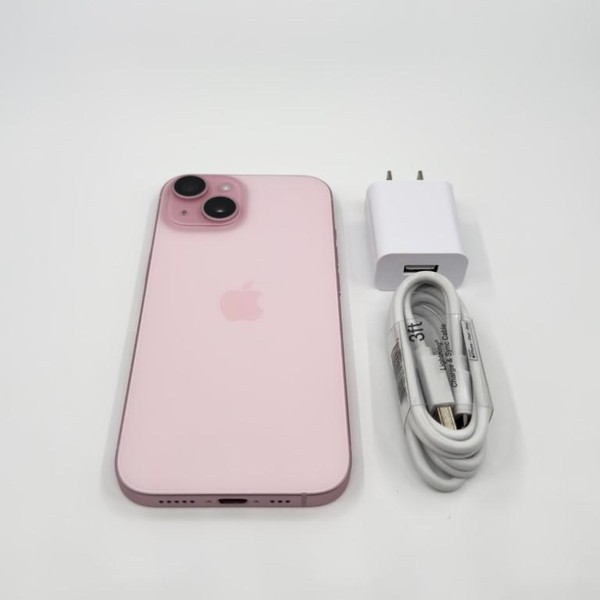 Apple iPhone 15 - Unlocked, 128 GB, Pink, A2846