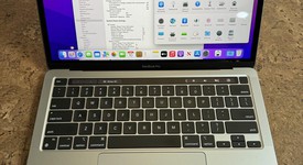 Good
													MacBook Pro 2020 - 13" - Apple M1, Gray, 1 TB, 16 GB, photo 1 of 11