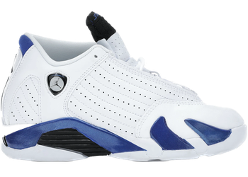 Jordan 14 Retro White Hyper Royal (PS) for sale