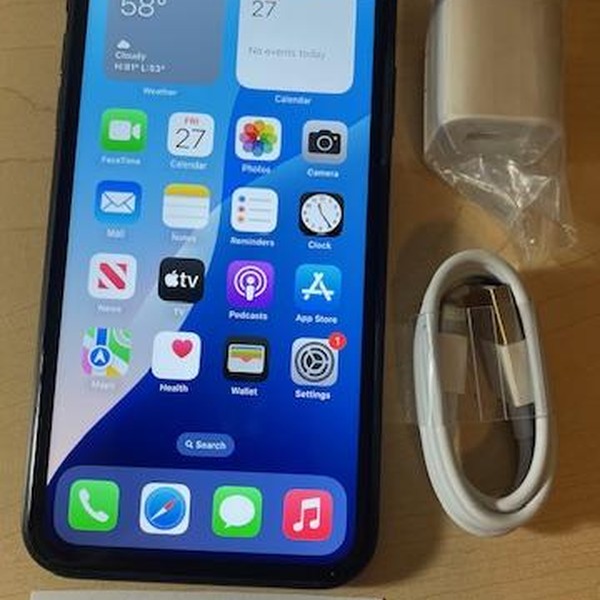 Apple iPhone Xr - Unlocked, 64 GB, Black, A1984