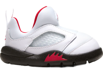 Jordan 5 Retro Little Flex White Black University Red (TD) for sale