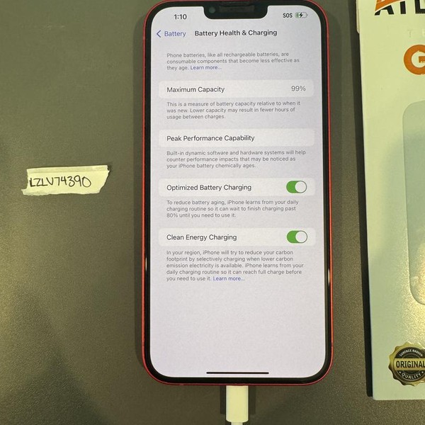 Apple iPhone 14 Plus - Unlocked, 128 GB, Red, A2632