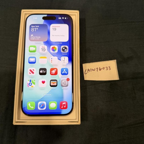 Apple iPhone 16 Pro - Unlocked, 128 GB, Black, A3083