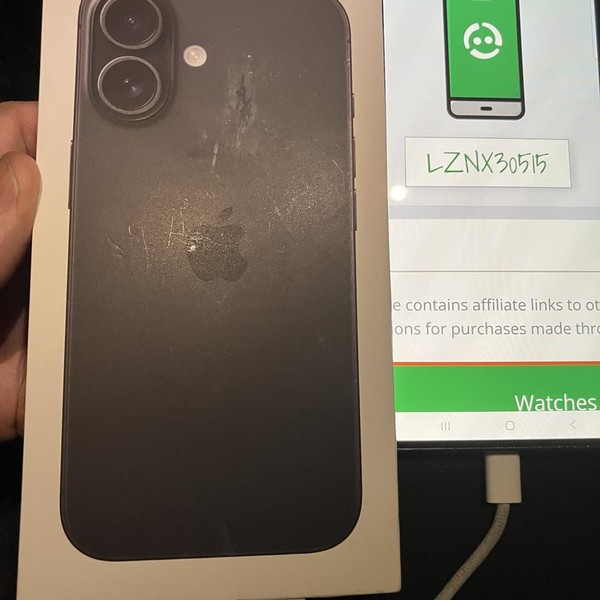 Apple iPhone 16 - Verizon, 128 GB, Black, A3081