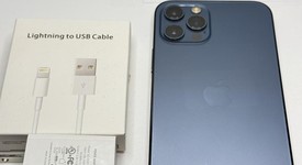 Good
													Apple iPhone 12 Pro - Unlocked, Pacific Blue, 256 GB, A2341, photo 4 of 6