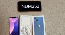 Good
													Apple iPhone 13 Mini - Unlocked, Blue, 128 GB, A2481, photo 1 of 9