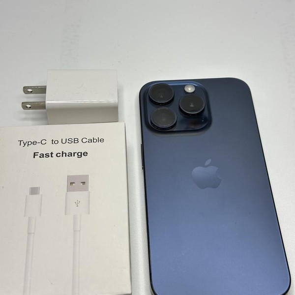 Apple iPhone 15 Pro - Unlocked, 256 GB, Blue, A2848