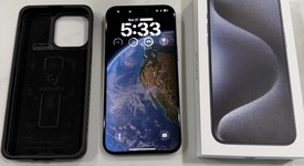 Mint
													Apple iPhone 15 Pro Max - Unlocked, Blue, 256 GB, A2849, photo 1 of 7