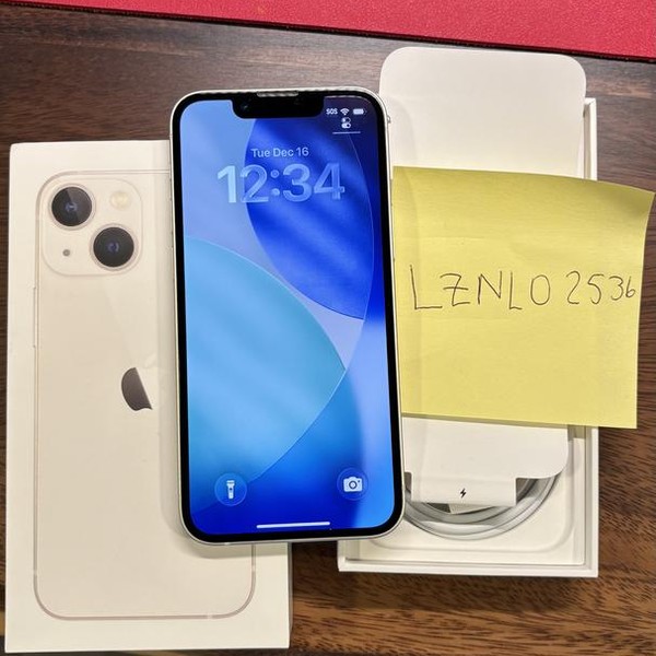 Apple iPhone 13 Mini - Unlocked, 128 GB, Starlight, A2481