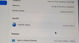 Good
													MacBook Pro 2020 - 13" - I5, Silver, 512 GB, 16 GB, photo 3 of 9