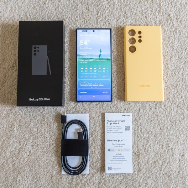 Samsung Galaxy S24 Ultra - AT&T, Black, 256 GB, 12 GB, SM-S928U