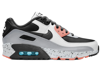 Nike Air Max 90 Leather White Turf Orange Speckled (GS) for sale