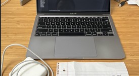 Good
													MacBook Pro 2020 - 13" - Apple M1, Gray, 256 GB, 8 GB, photo 1 of 6