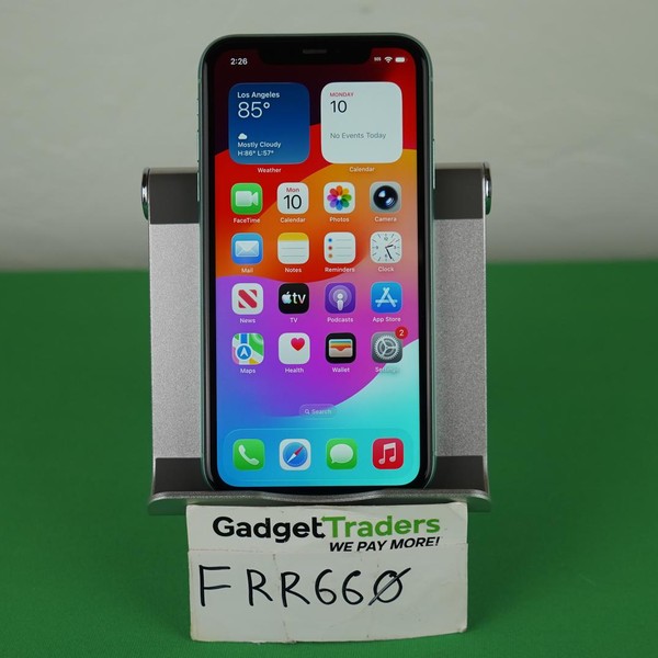 Apple iPhone 11 - Unlocked, 64 GB, Green, A2111