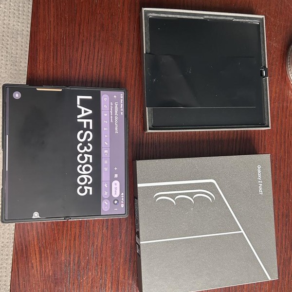 Samsung Galaxy Z Fold7 - Unlocked, 256 GB, Jetblack, 12 GB, SM-F966U1