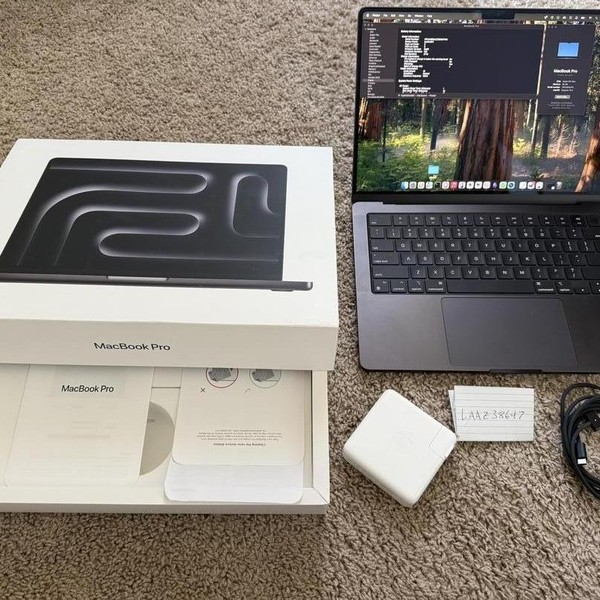 MacBook Pro 2024 - 14 inch - 1 TB, Space Black, 36 GB, Apple M4 Max 14-core