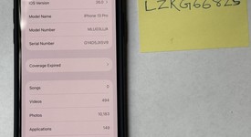 Good
													Apple iPhone 13 Pro - Unlocked, Sierra Blue, 256 GB, A2483, photo 2 of 14