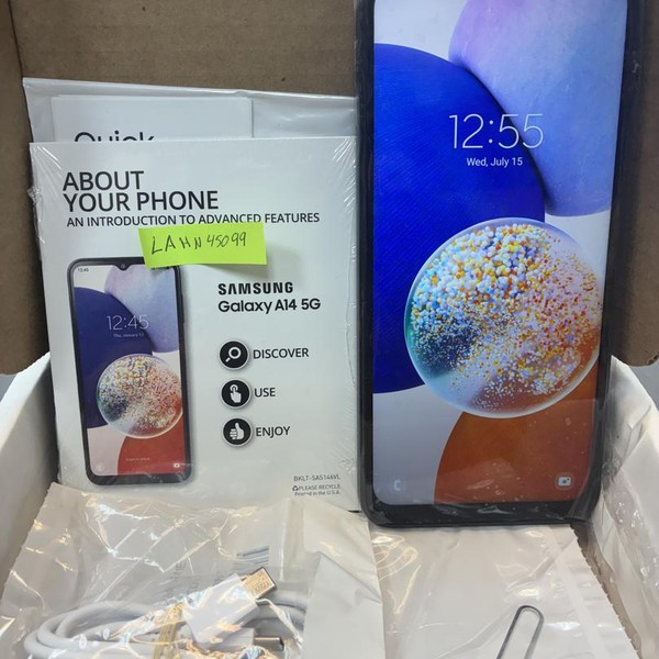Samsung Galaxy A14 5G - Unlocked, 64 GB, Black, 4 GB