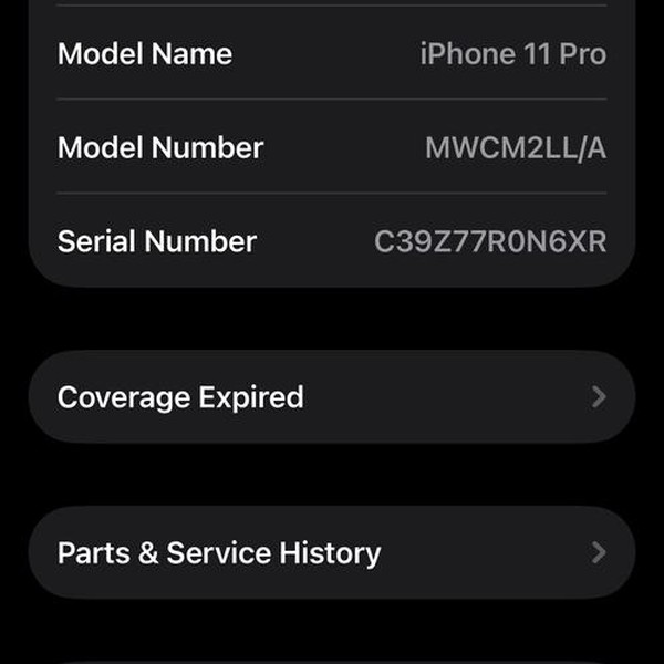 Apple iPhone 11 Pro - Unlocked, 256 GB, Gray, A2160