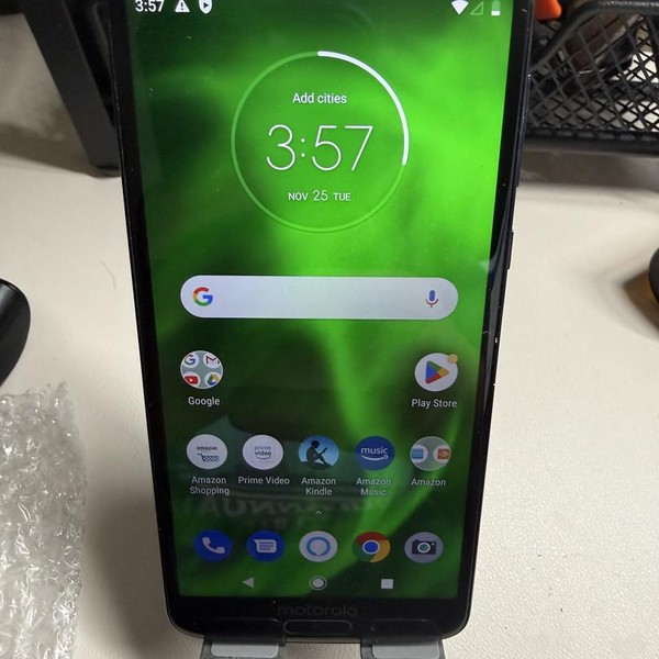 Moto G6 - Unlocked, 32 GB, Black, 3 GB