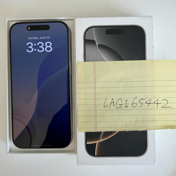 Apple iPhone 16 Pro - Unlocked, 128 GB, Natural, A3083