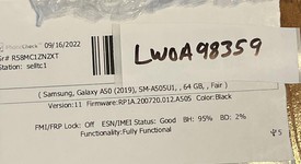 Fair
													Samsung Galaxy A50 - Unlocked, Black, 64 GB, 4 GB, photo 2 of 9