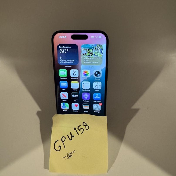 Apple iPhone 15 Pro - Unlocked, 128 GB, Black, A2848