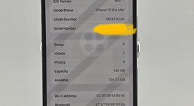 Good
													Apple iPhone 12 Pro Max - Unlocked, Pacific Blue, 128 GB, A2342, photo 3 of 13