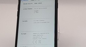 Fair
													Apple iPhone SE 2nd Gen 2020 - Unlocked, Black, 64 GB, A2275, photo 3 of 3