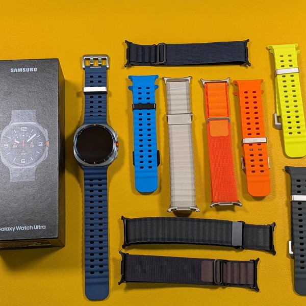 Samsung Galaxy Watch Ultra (2025) - Unlocked, Titanium Blue, SM-L705, 47mm