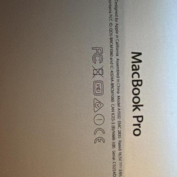 MacBook Pro 2015 (Retina) - 13 inch - 512 GB, Silver, 16 GB