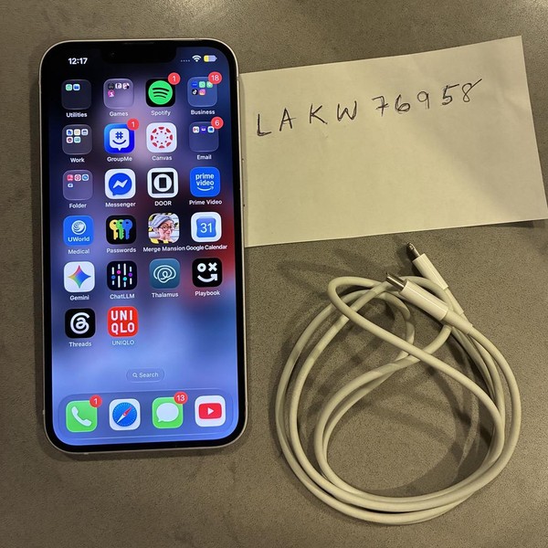 Apple iPhone 14 - Unlocked, 128 GB, Purple, A2649